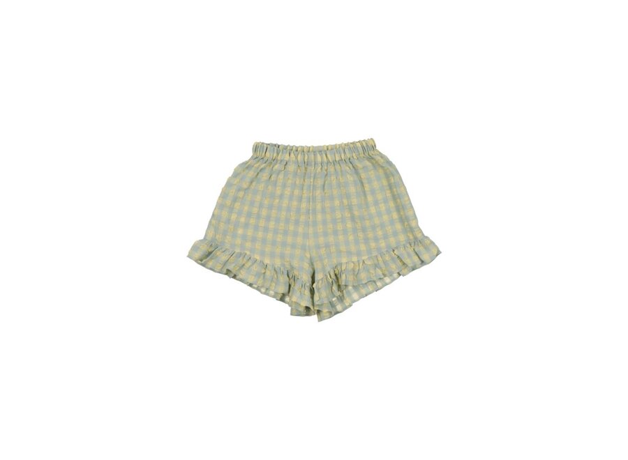 The New Society | Canyon Short Yellow Check