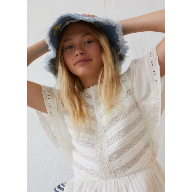 The New Society | Downey Dress Off White