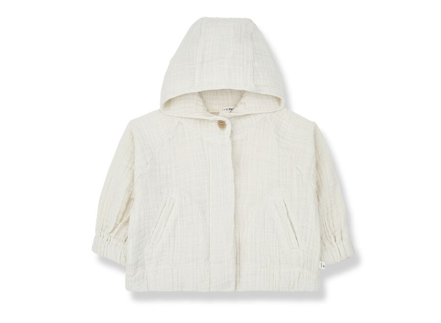 Gennaro Hood Jacket Ivory