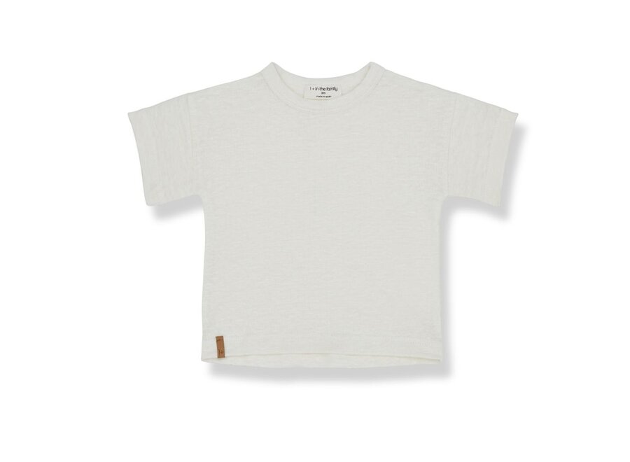 1+ in the family | Tintoretto S.Sleeve T-Shirt Ivory