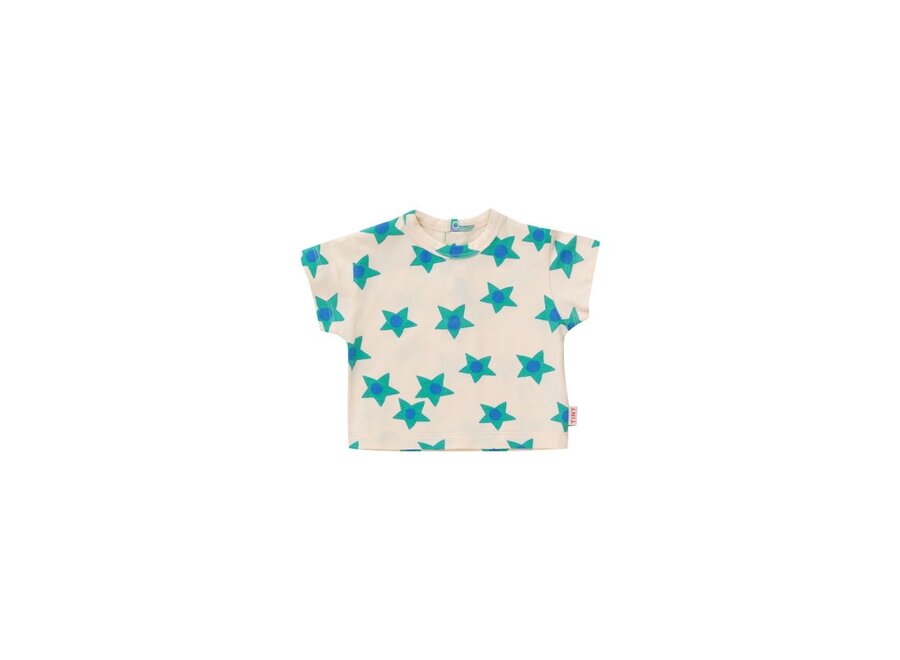 Tiny Cottons | Starflowers Baby Tee Light Cream