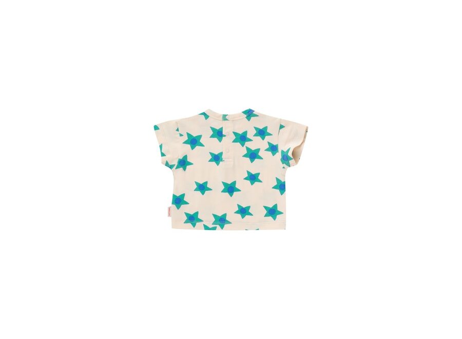 Tiny Cottons | Starflowers Baby Tee Light Cream