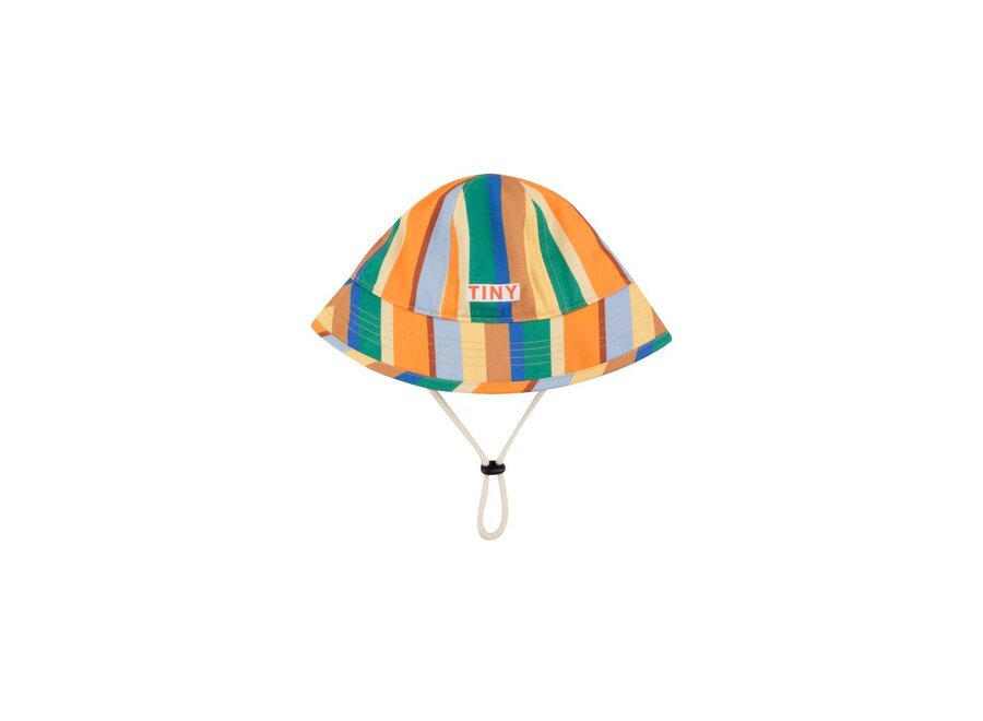 Multicolor Stripes Bucket Hat Multicolor