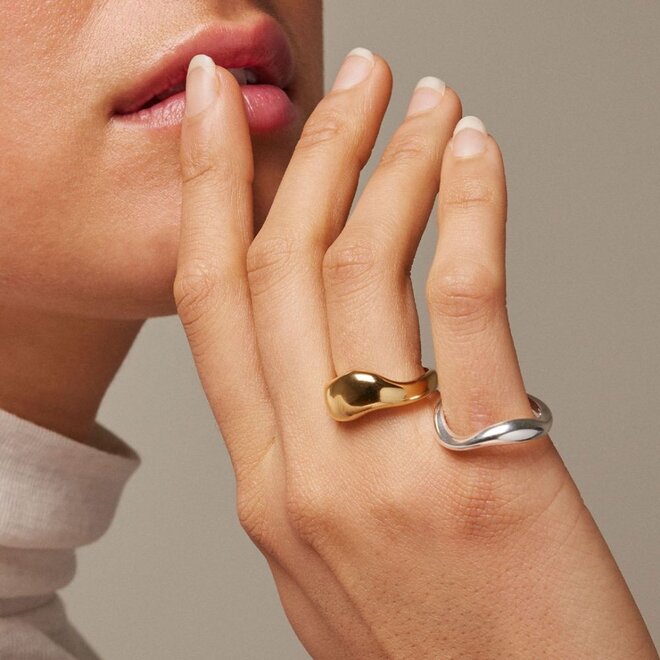 Enamel | Agnete Large Gouden Ring