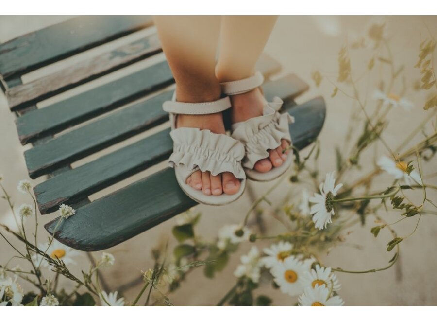 Donsje | Fine Sandalen Ivory Leather