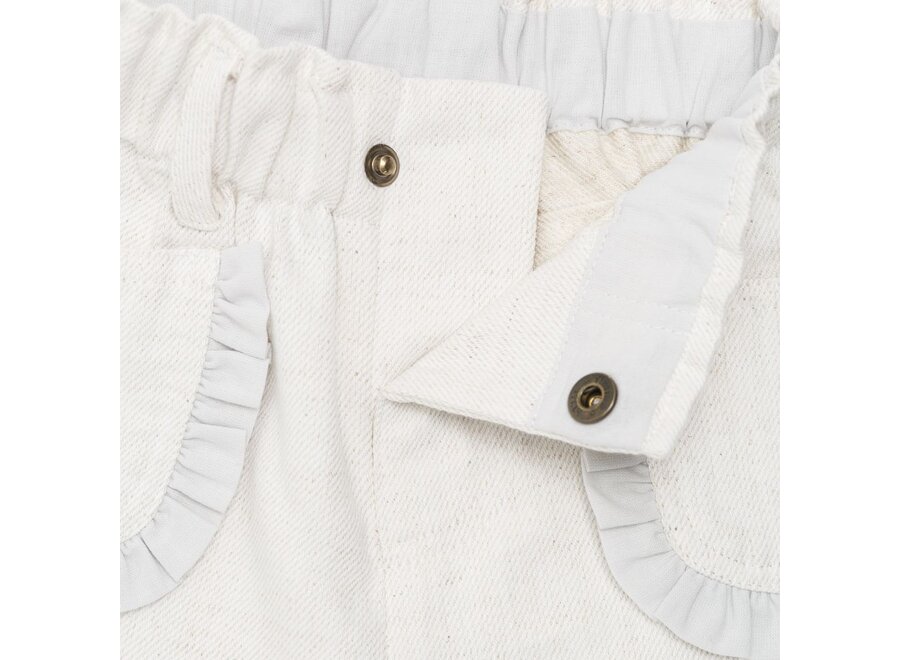 Donsje | Josefine Trousers White Sand Melange