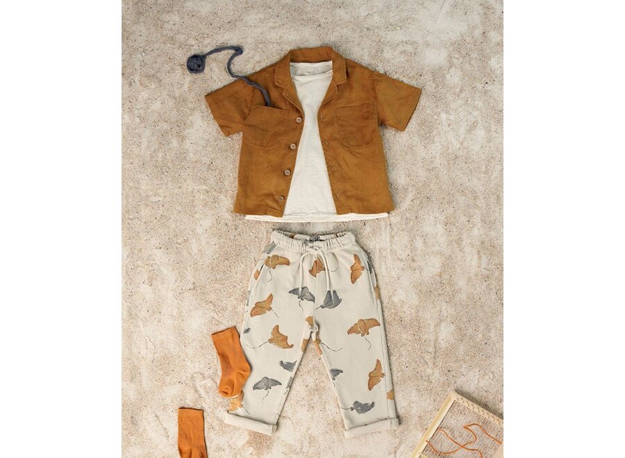 Play Up | Baby Printed Fleece Trousers Fiber Raias