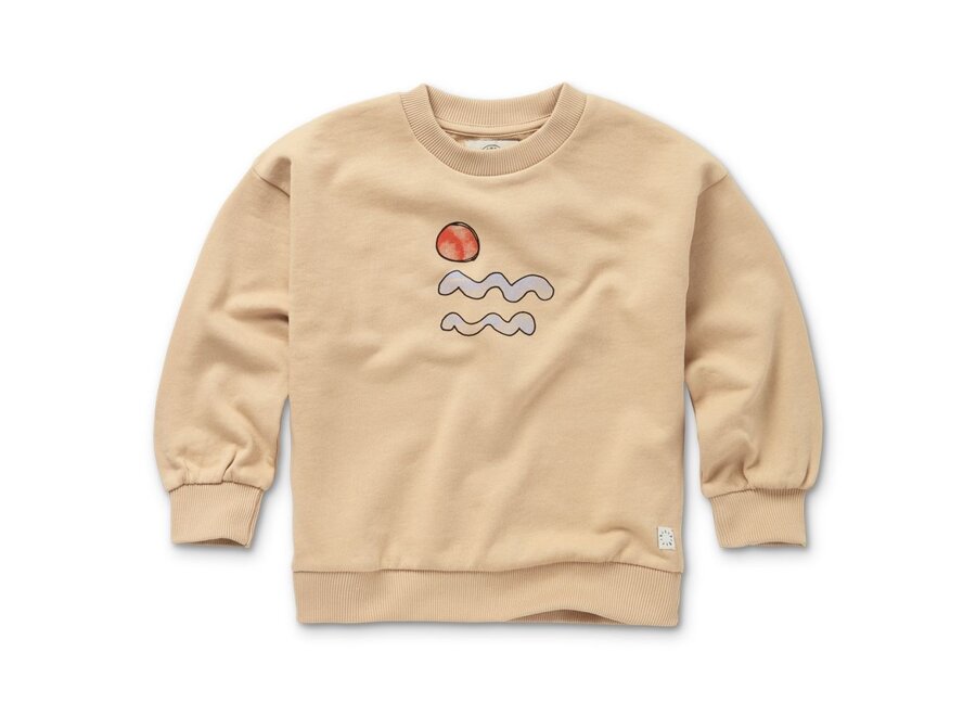 Sproet & Sprout | Sweatshirt Waves Biscotti