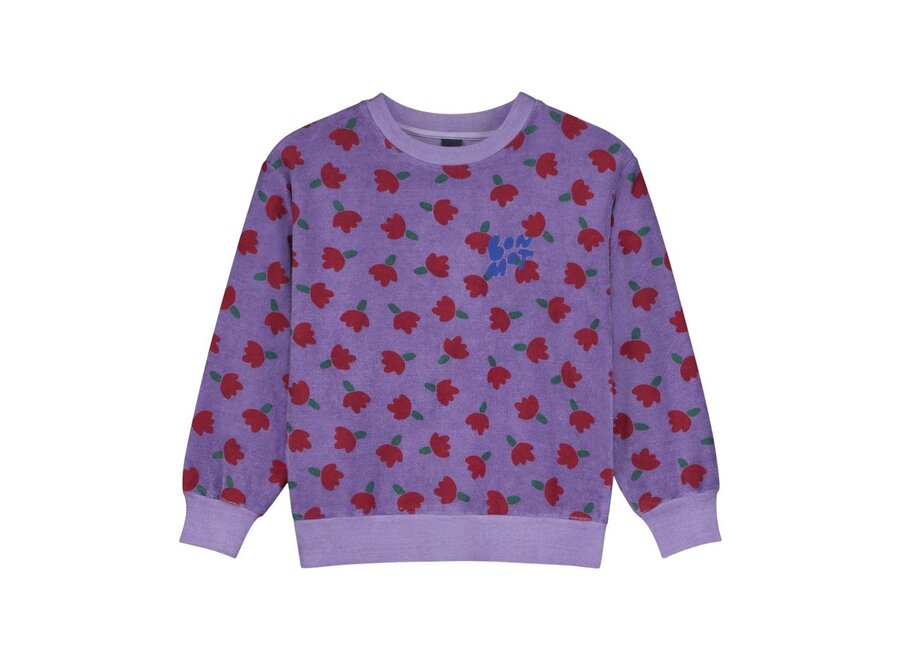 Bonmot | Sweatshirt Terry Flowers Mallow