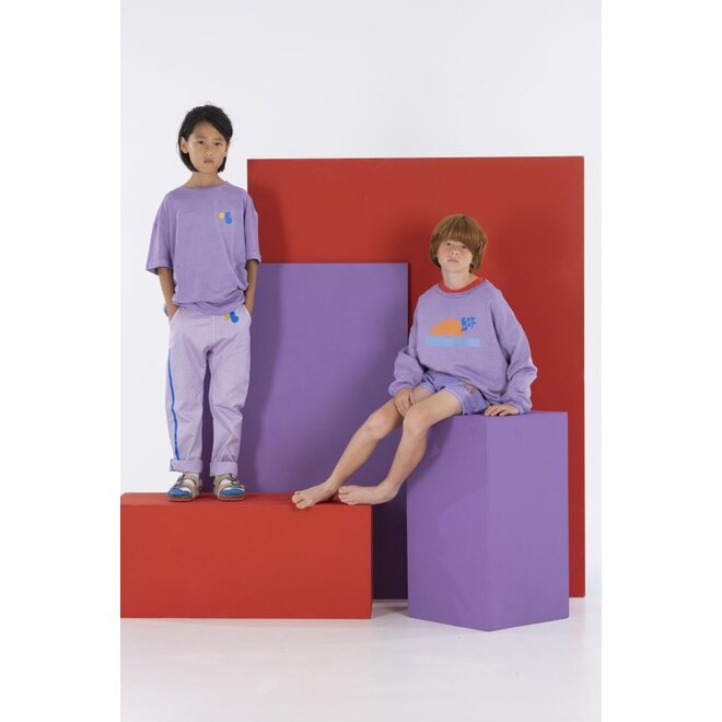 Bonmot | Baggy Trouser Side Stripe Mallow