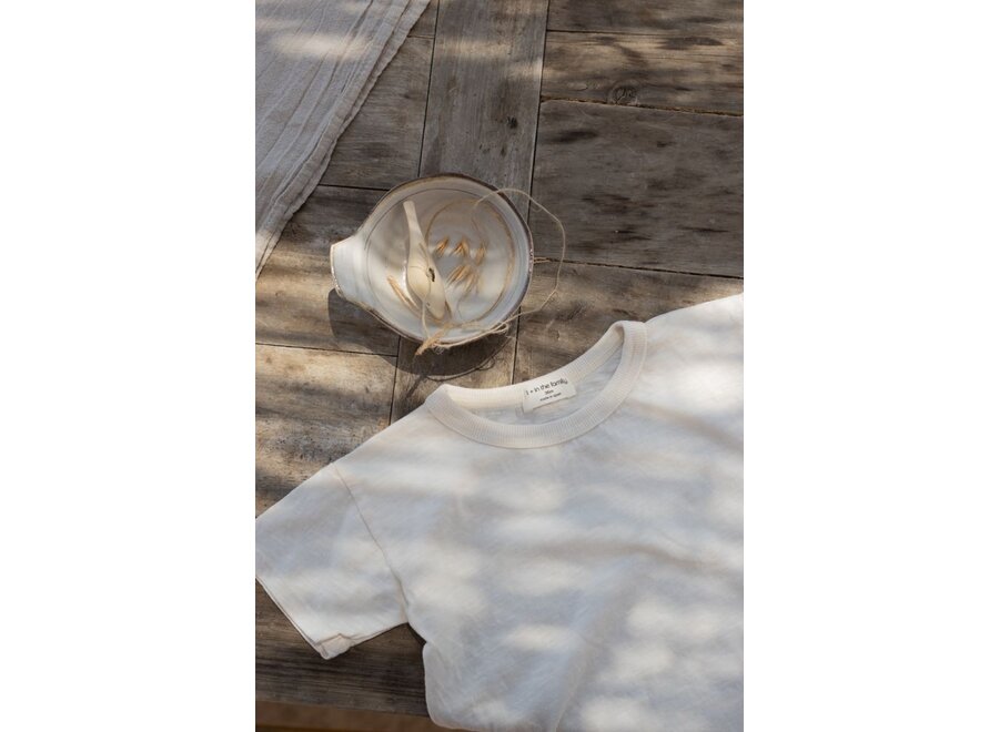 1+ in the family | Tintoretto S.Sleeve T-Shirt Ivory