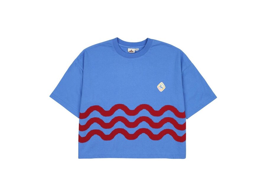 Jelly Mallow | Wave T-Shirt Blue