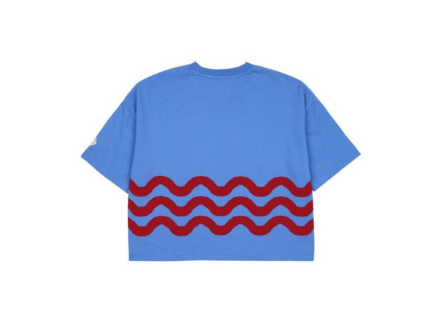 Jelly Mallow | Wave T-Shirt Blue