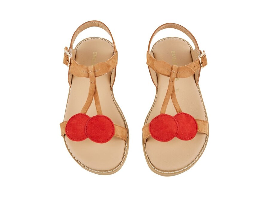 Cerises Sandalen Rouge Camel