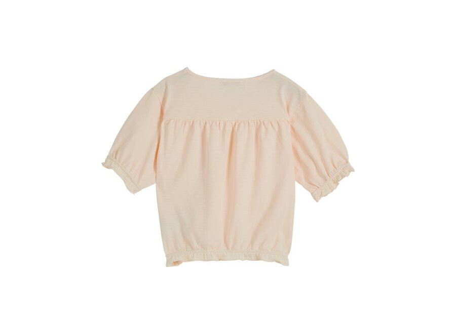 Emile et Ida | Jersey T-Shirt Flamme Creme