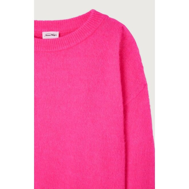 American Vintage | Vitow Trui Fluo Pink Melange