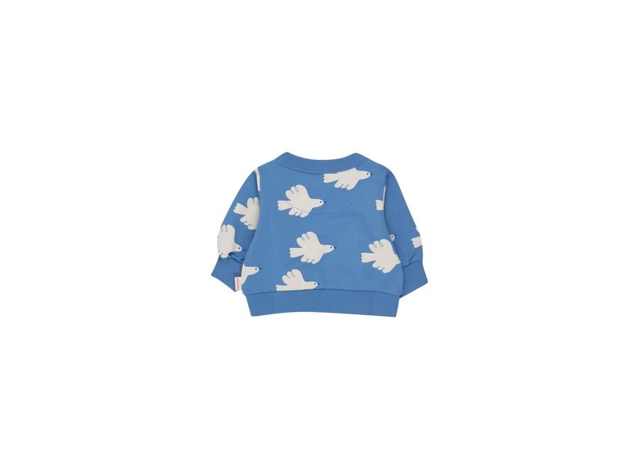 Tiny Cottons | Doves Baby Sweatshirt Azure