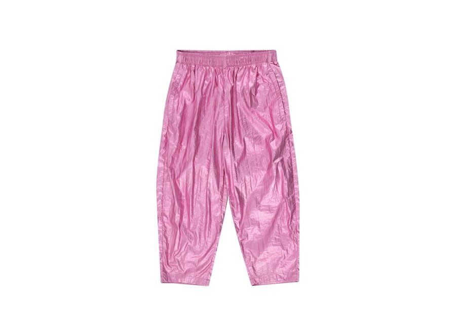 Shiny Barrel Pant Metallic Pink