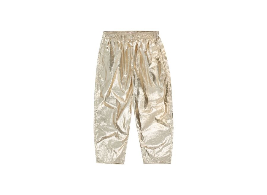 Shiny Barrel Pant Gold