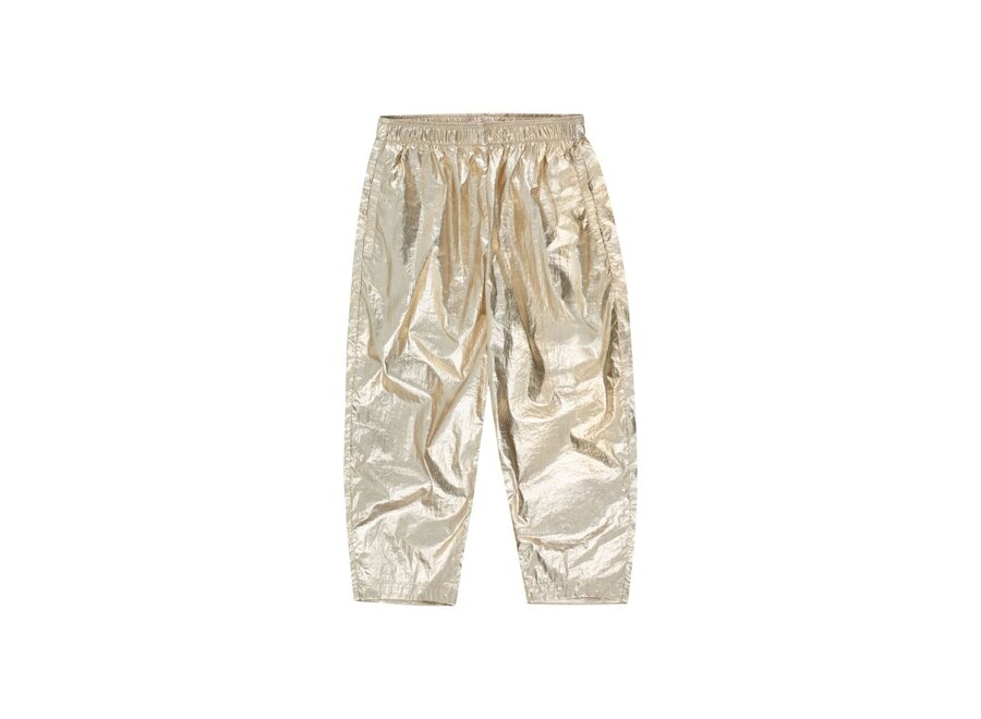 Tiny Cottons | Shiny Barrel Pant Gold