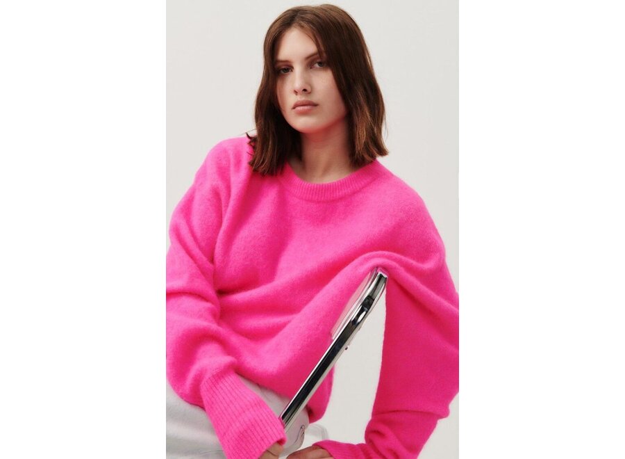American Vintage | Vitow Trui Fluo Pink Melange