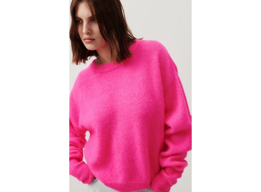 American Vintage | Vitow Trui Fluo Pink Melange