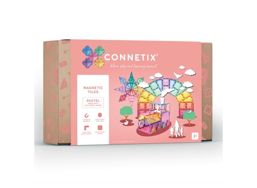 Connetix | Pastel Mega Pack (202 pieces)