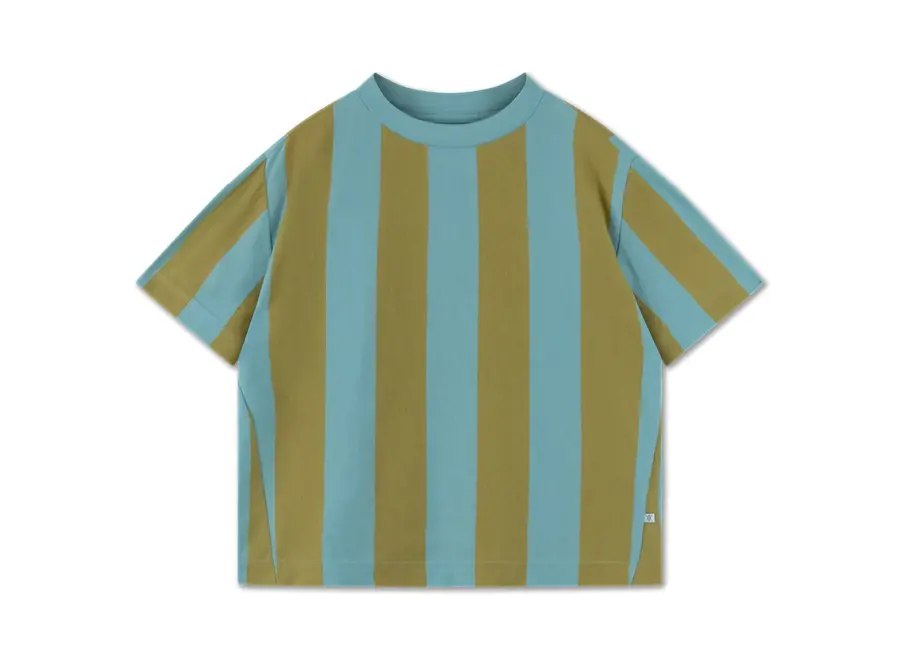 Repose AMS | Tee Shirt Golden Reef Block Stripe