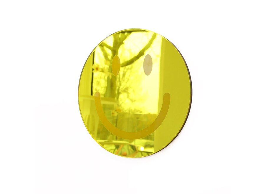 La Miséto | Smiley Mirror Yellow