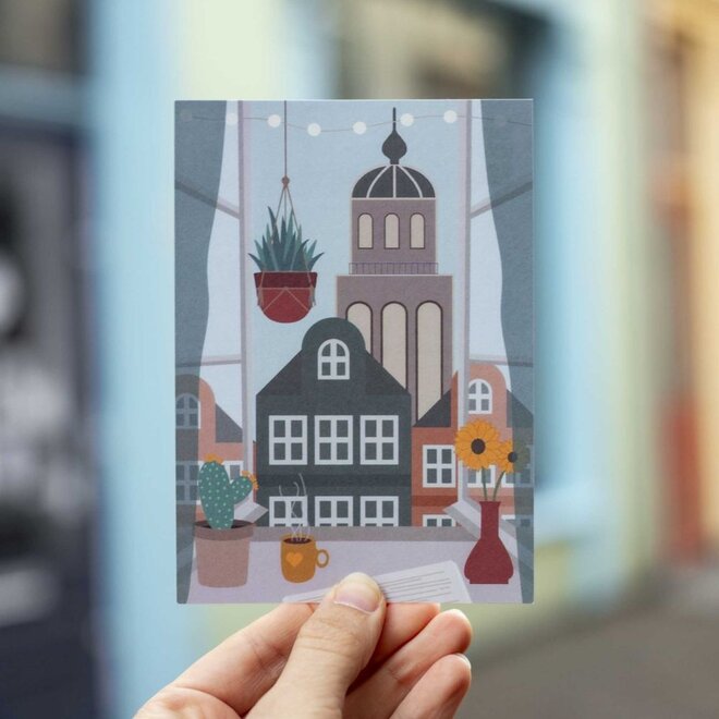 Habitat | Postkaart Todaysies 001 - uitzicht vanuit raam