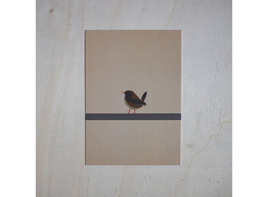 Habitat | Postkaart A Little Bird Told Me... 004 - Winterkoning
