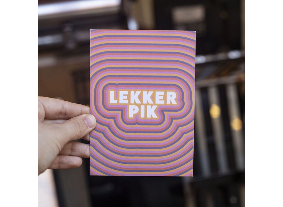 Habitat | Postkaart Caught a Vibe 005 - LEKKER PIK