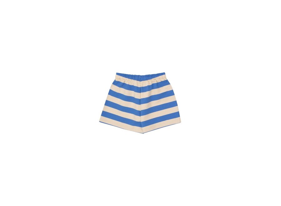 Tiny Cottons | Stripes Short Vanilla/Ultramarine