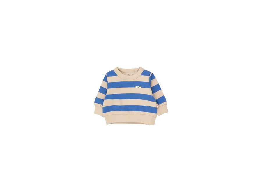 Stripes Baby Sweatshirt Vanilla/Ultramarine