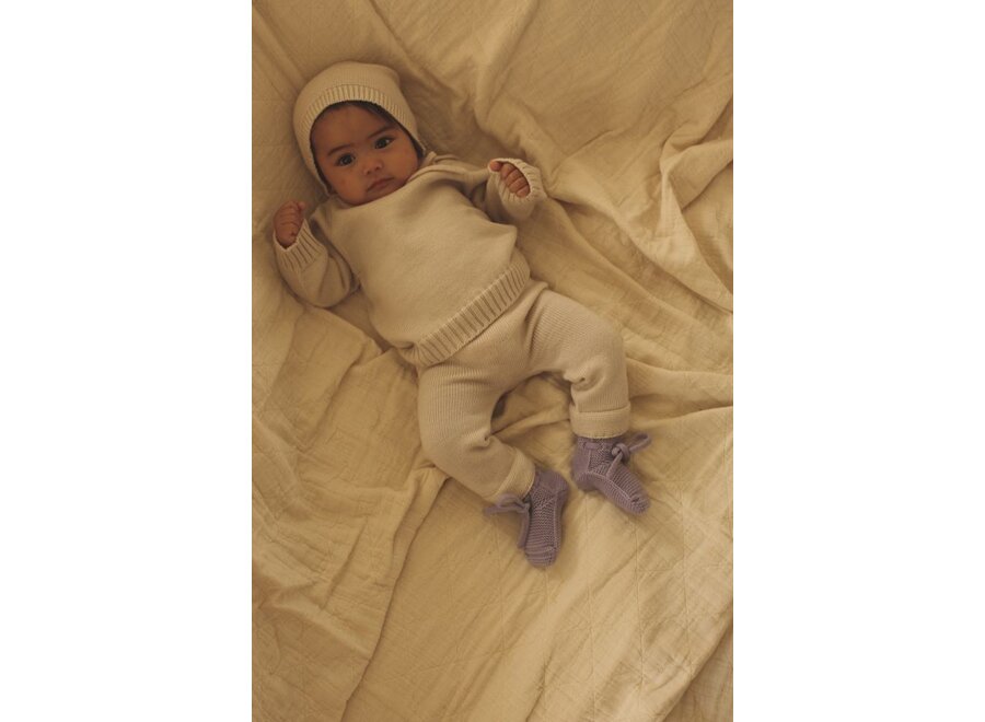 Hvid | Booties Lilac