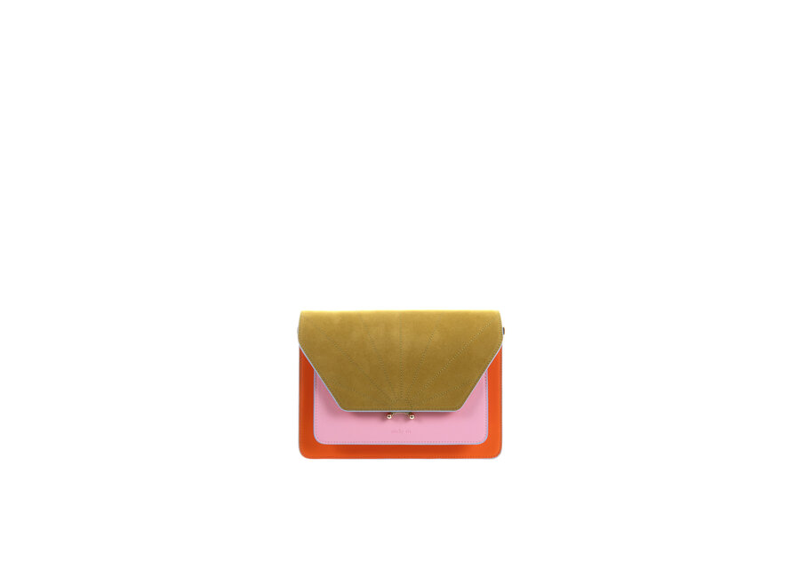 The Sticky Sis Club | Satchel Il Sole Arancia Orange + Dolce Pink + Lemon Leaf