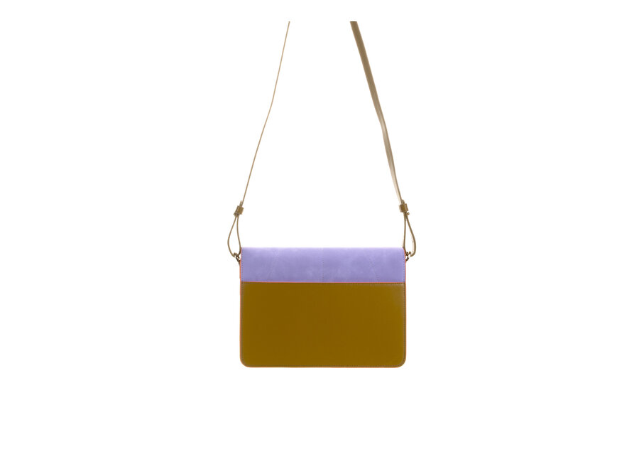 The Sticky Sis Club | Satchel Il Sole Costa Green + Affogato Beige + Sunset Lilac