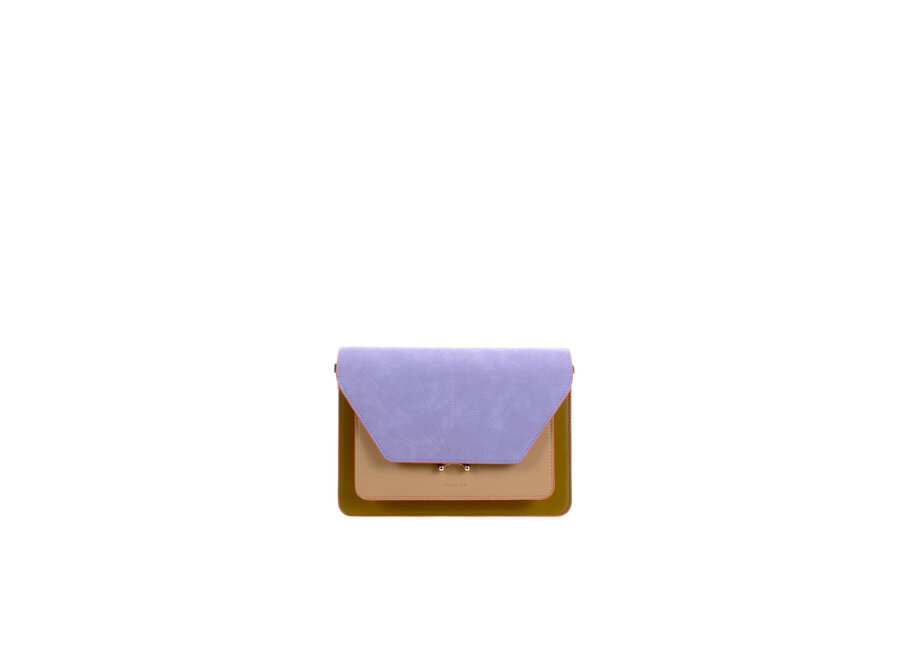 The Sticky Sis Club | Satchel Il Sole Costa Green + Affogato Beige + Sunset Lilac
