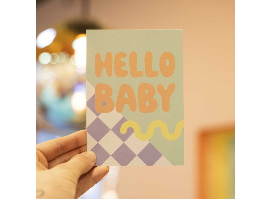 Habitat | Postkaart Blij 019 - Hello Baby