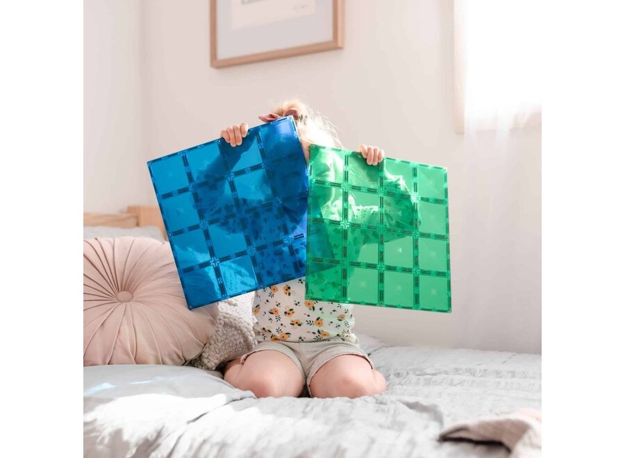 Connetix | Base Plate Blue & Green (2 pieces)