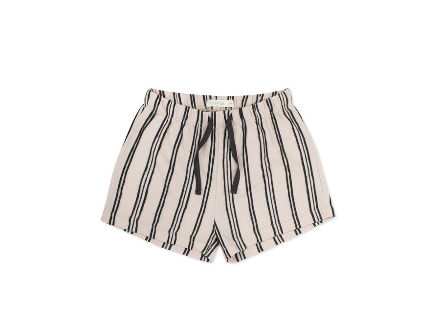 Beach Shorts Textured Stripes Shell
