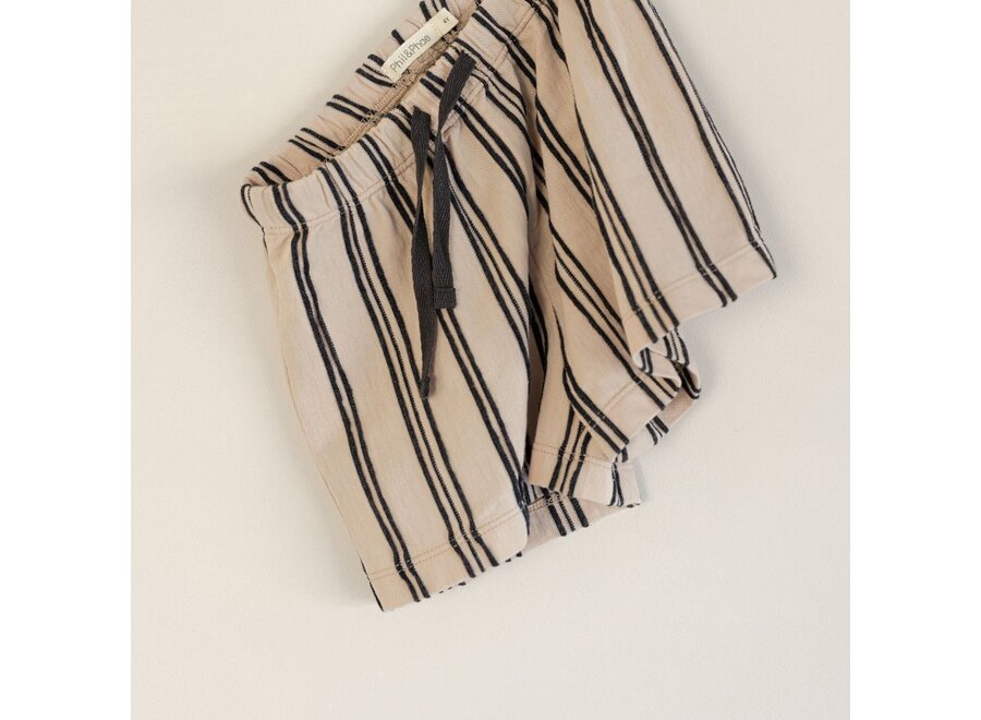 Phil&Phae | Beach Shorts Textured Stripes Shell
