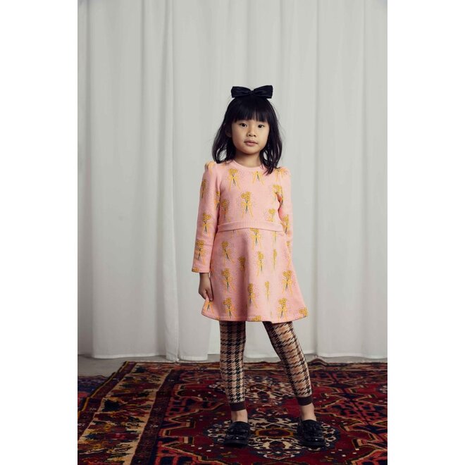 Mini Rodini | Winter Flowers Aop Sweat Dress Pink