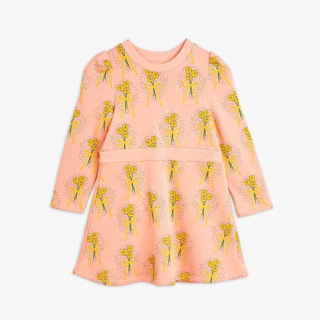 Winter Flowers Aop Sweat Dress Pink