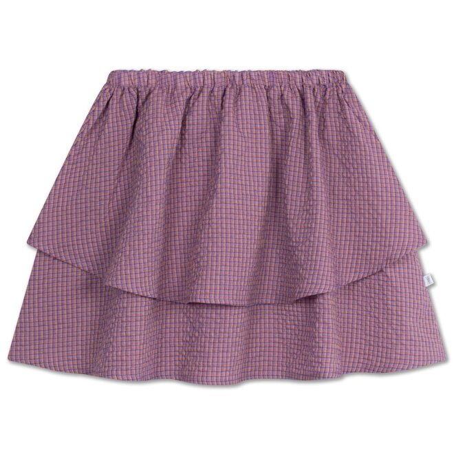 Ava Skirt Multi Mauve Check