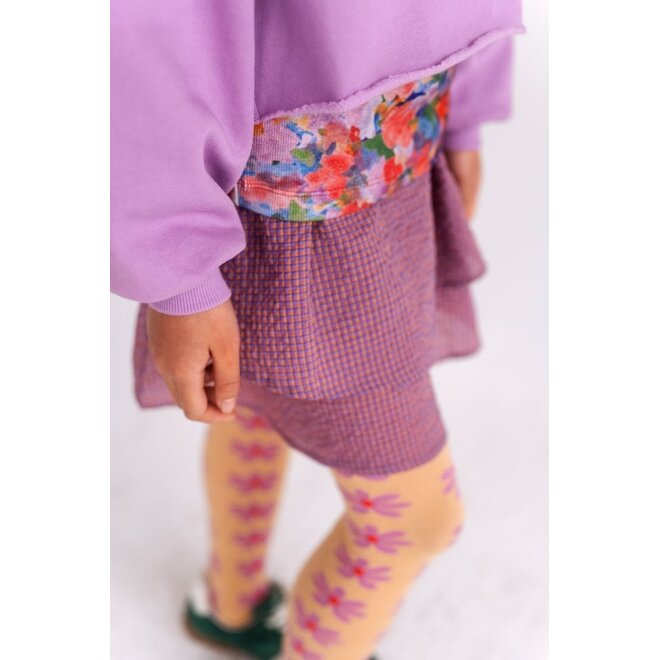 Repose ams | Ava Skirt Multi Mauve Check