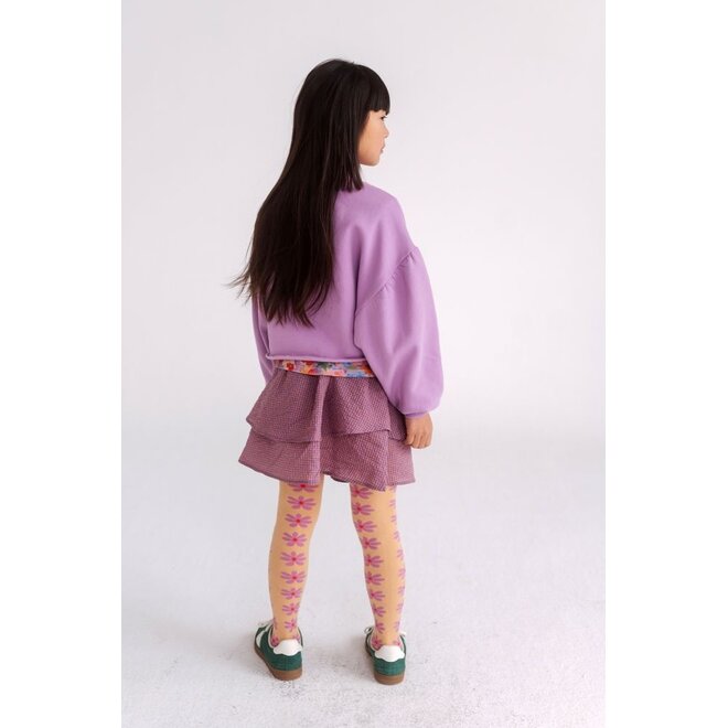 Repose ams | Ava Skirt Multi Mauve Check