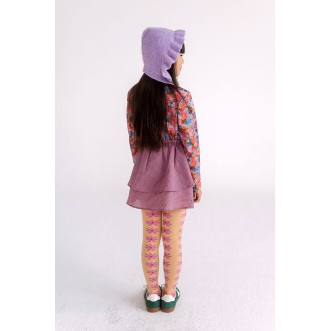Repose ams | Ava Skirt Multi Mauve Check