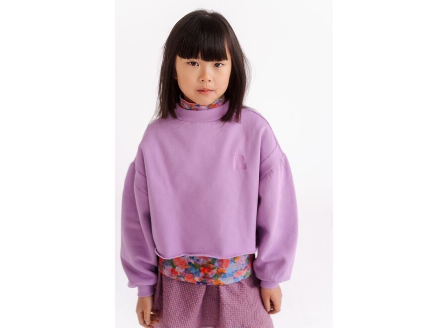 Repose ams | Turtle Neck Blur Flower