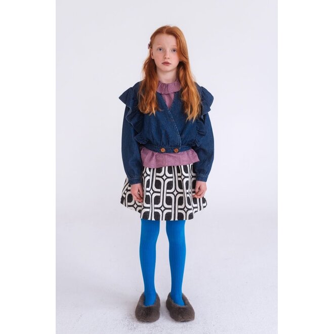 Repose ams | Ava Blouse Multi Mauve Check